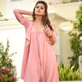 Pink Plume Jumpsuit