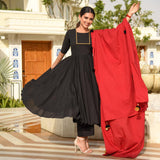 Black Tassels Suit Set