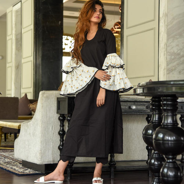 Double Bell Sleeves Set