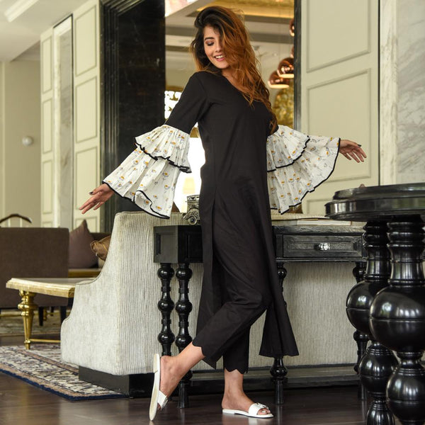 Double Bell Sleeves Set