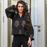 Balloon Sleeves Top