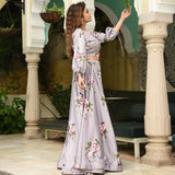 Grey Lehenga Set