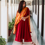 Maroon Suit Set