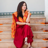 Maroon Suit Set