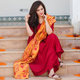 Maroon Suit Set