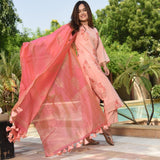 Mythri Peach Suit Set
