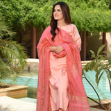 Mythri Peach Suit Set