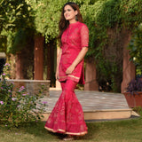 Pink Kota Sharara Set
