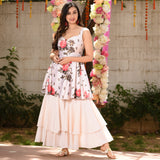 Evening White Kurta Set