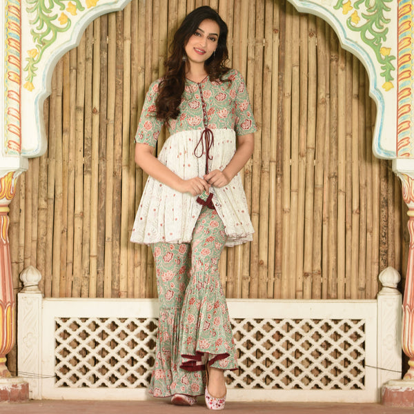 Seashell Flare Pants Set