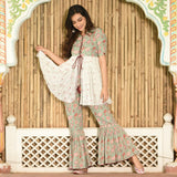 Seashell Flare Pants Set
