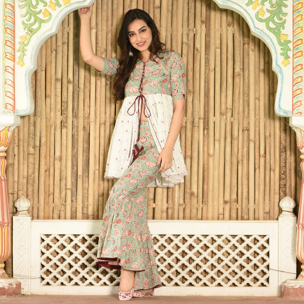Seashell Flare Pants Set