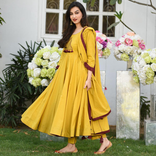Yellow Trinket Suit Set