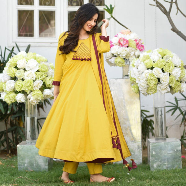 Yellow Trinket Suit Set