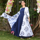 Midnight Navy Cotton Dress
