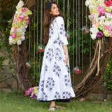 Midnight Navy Cotton Dress