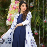 Midnight Navy Cotton Dress