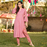 Autumn Pink Kurta Set