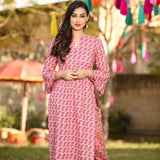 Autumn Pink Kurta Set