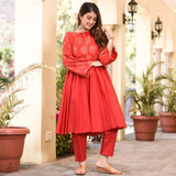 Claret Rose Kurta Set