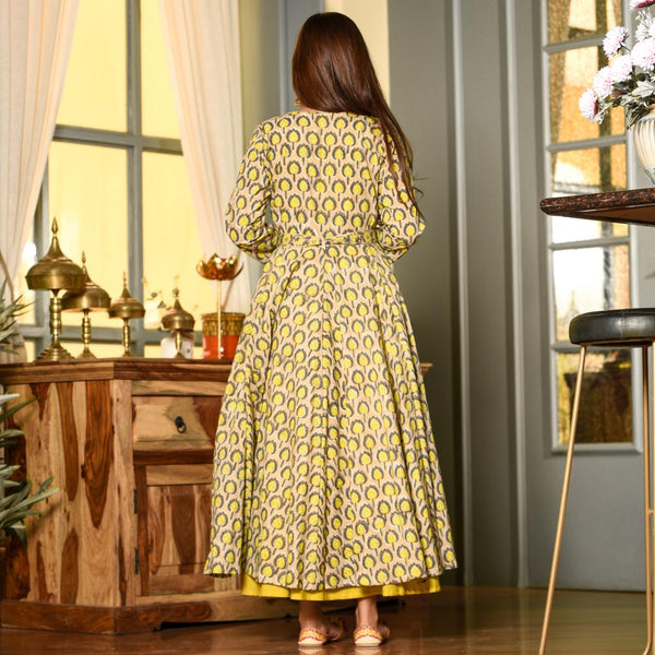 Citron Cape Cotton Dress