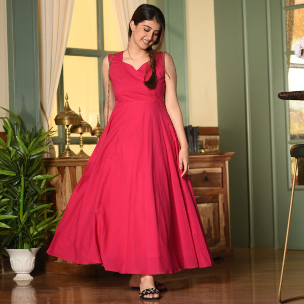 Paradise Pink Cotton Dress