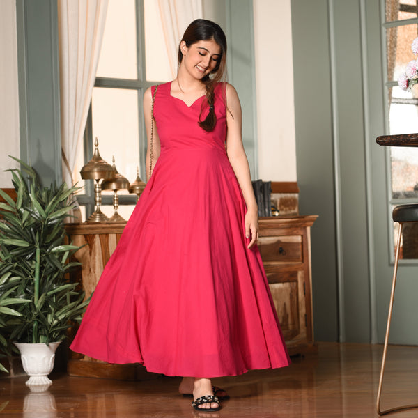 Paradise Pink Cotton Dress
