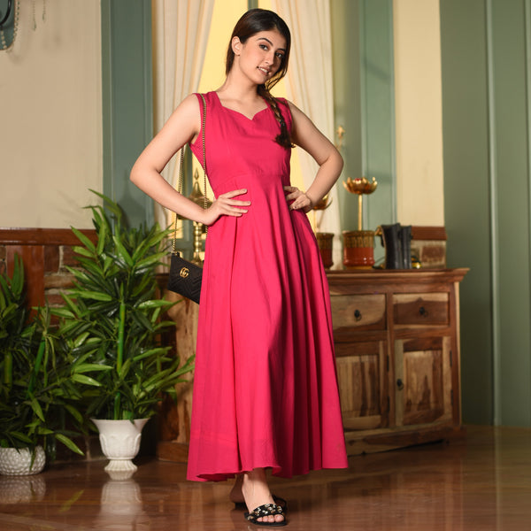 Paradise Pink Cotton Dress