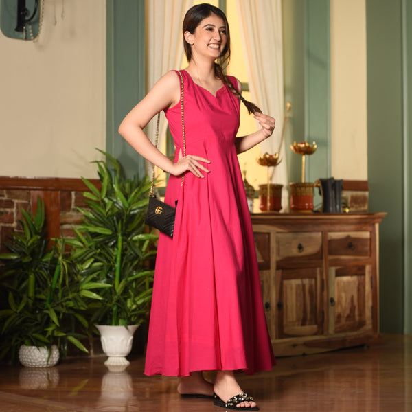 Paradise Pink Cotton Dress
