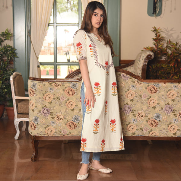 Pearl River Cotton Kurta