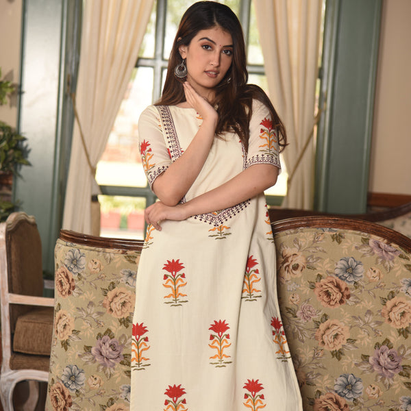Pearl River Cotton Kurta
