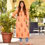 Melon Butta Cotton Kurta