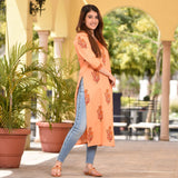 Melon Butta Cotton Kurta