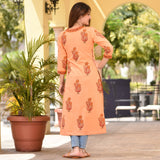 Melon Butta Cotton Kurta