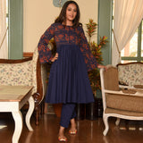 Bold Blue Cotton Set