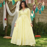 Cream Yellow Kurta Set