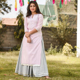 Frosty Pink Kurta Set