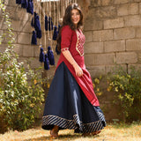 Jester Red Kurta Set
