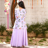 Washed Lilac Kurta Set