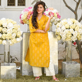 Sunburst Cotton Kurta Set