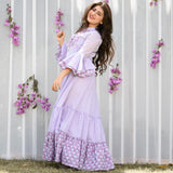 Misty Lilac Cotton Dress