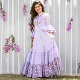 Misty Lilac Cotton Dress