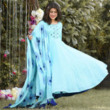 Light Cerulean Suit Set