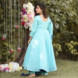 Light Cerulean Suit Set