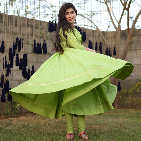 Mantis Green Kurta Set