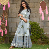 Grey Bells Cotton Set