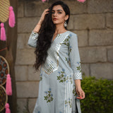 Grey Bells Cotton Set
