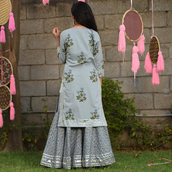 Grey Bells Cotton Set
