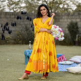 Yellow Palm Suit Set