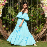Jamaican Aqua Cotton Dress